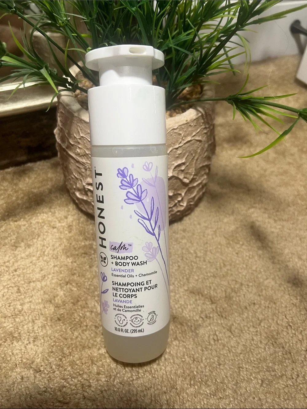 The Honest Company Lavender + Chamomile Shampoo & Body Wash - White, Lavender